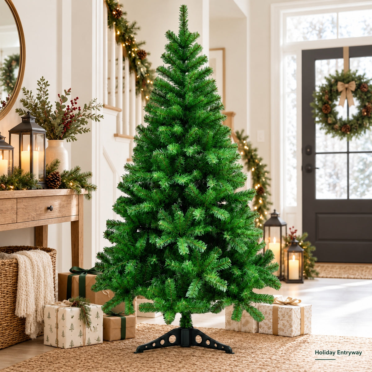 Christmas tree green artificial 120cm Packaging status original