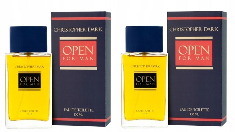 Christopher Dark Open For Man 2x100ml eau de toilette SET