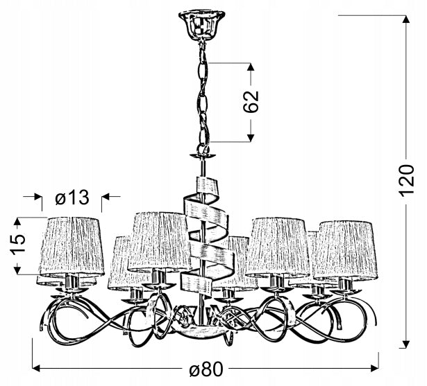 Candellux šviestuvas Denis 8