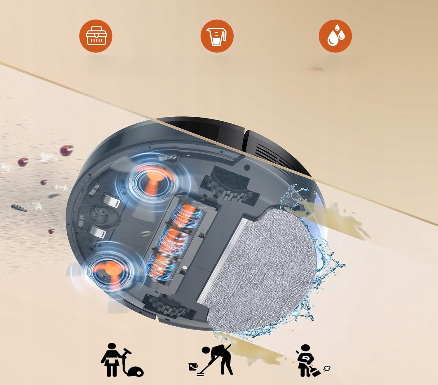 Chuboor J02 Smart Robot Cleaning 3000Pa 150min WiFi App Brand no brand
