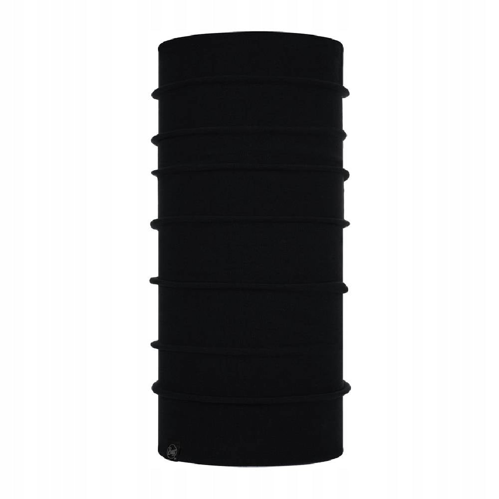 Buff Reversibler doppelseitiger Schal aus Polarfleece, Schwarz 