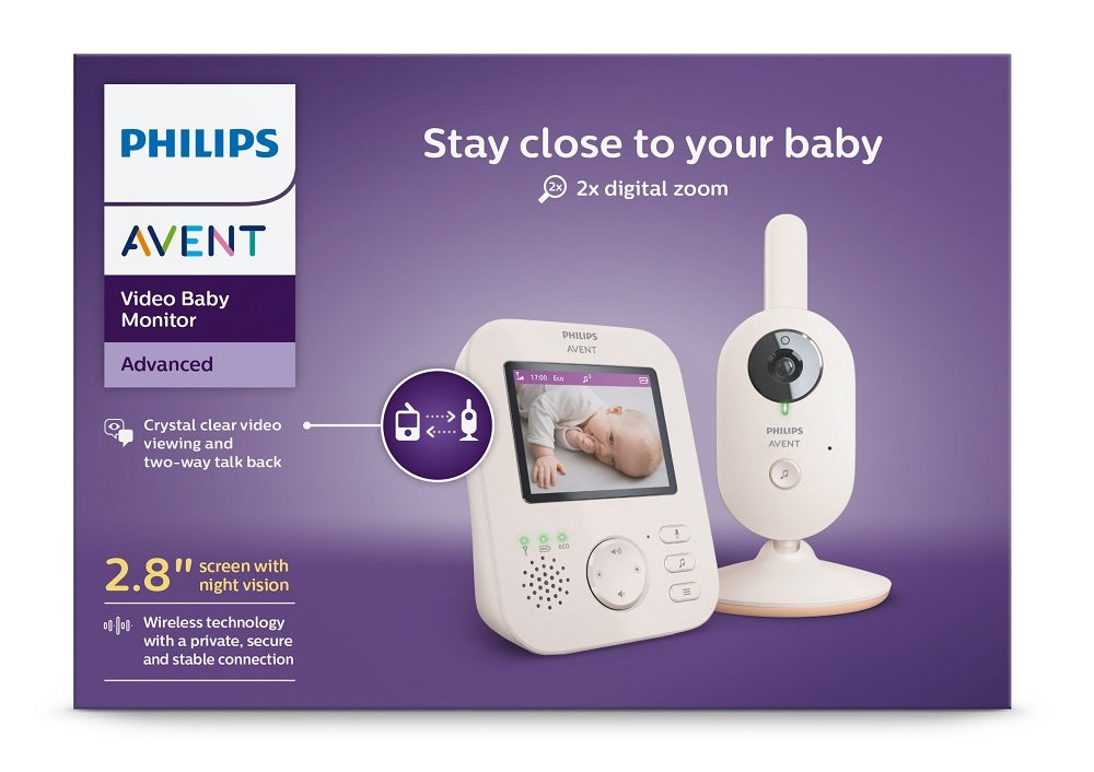 Chůvička s kamerou Noční režim Philips Avent SCD881/26 Kind electronic nanny