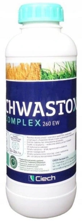 Chwastox Complex 260 EW 1L weed killer for weeds on lawns pitches