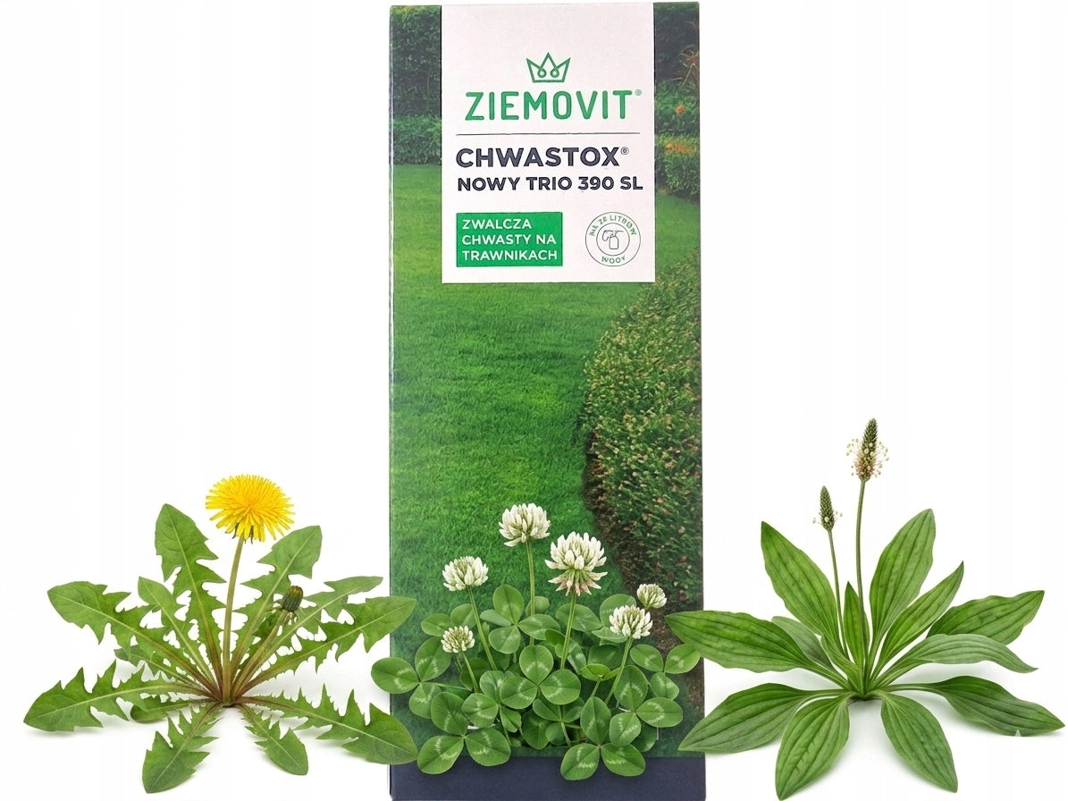 Chwastox New Trio 390 SL weeds in lawn dandelion clover plantain 250ml