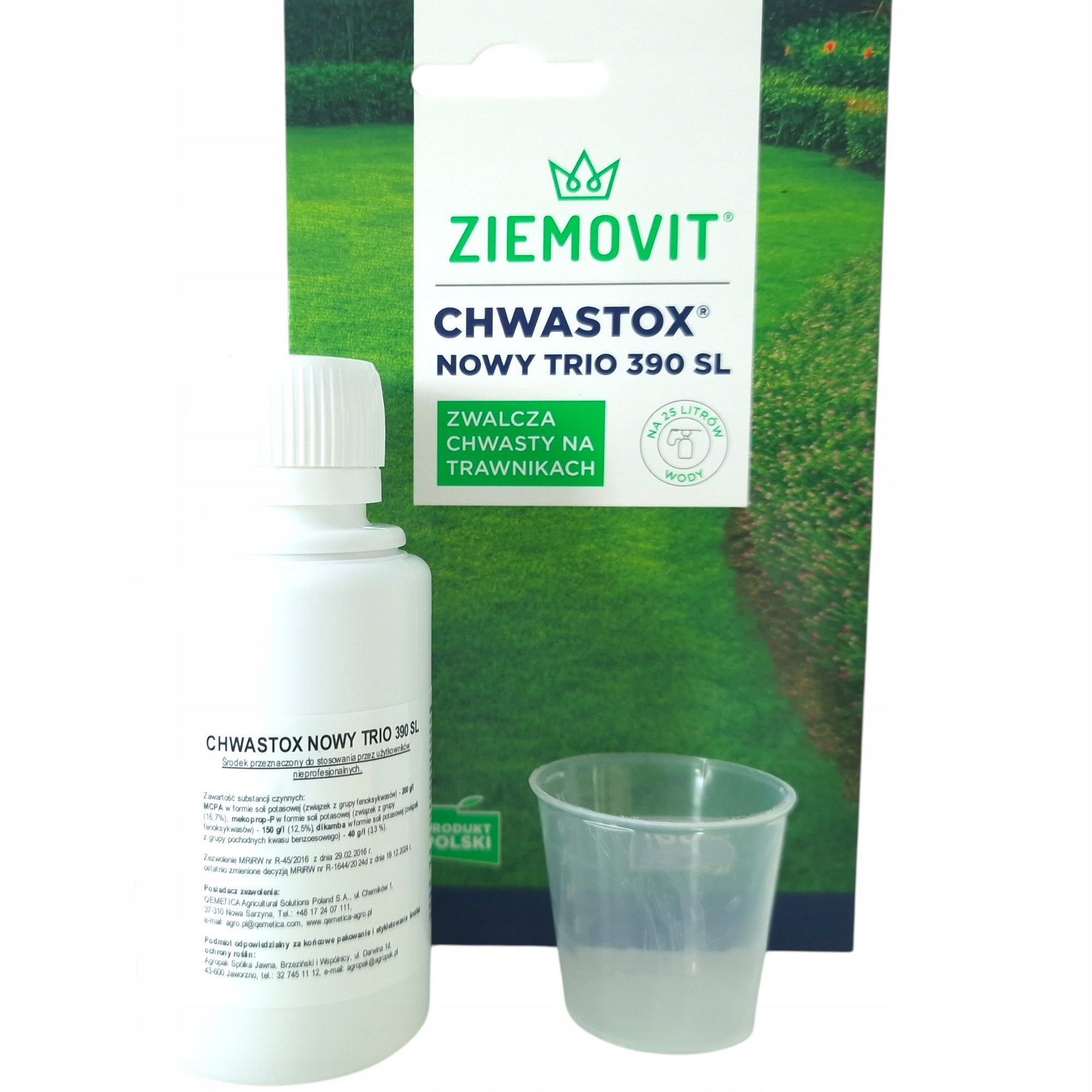 Chwastox New Trio 390 SL weeds in lawn dandelion clover plantain 50ml Manufacturer code 5904063830091