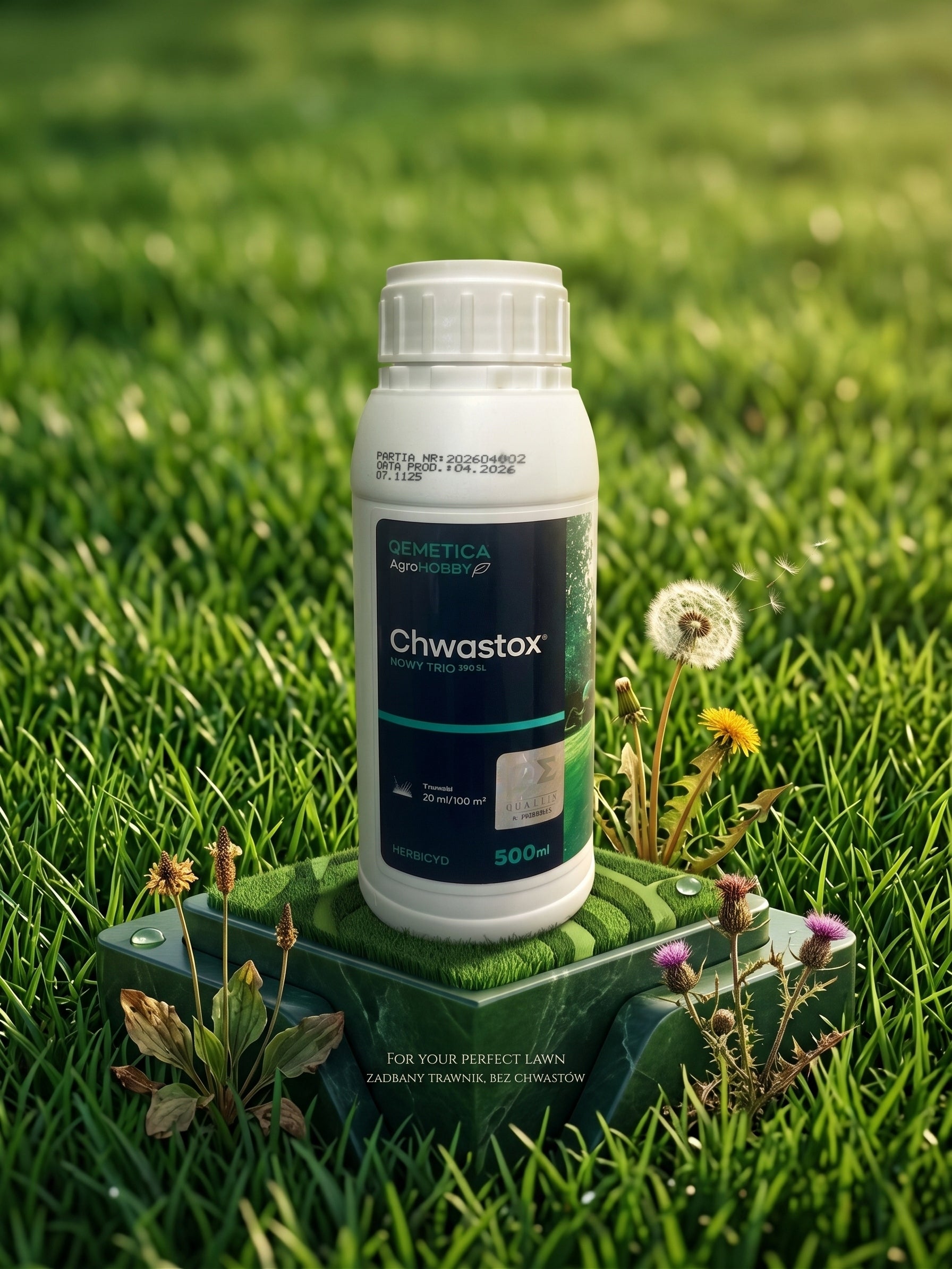 Chwastox New Trio 390SL 0,5L Hobby for Lawn Dairy WITHOUT CERTIFICATE!w Manufacturer code 5902004526577
