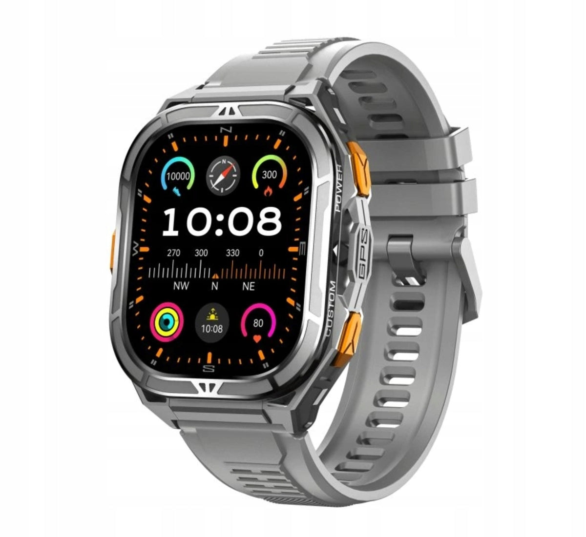 Chytré Hodinky ARMODD Titan GPS stříbrné