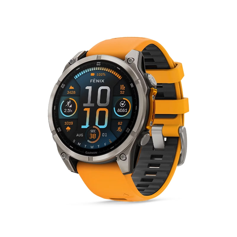 Chytré Hodinky Garmin Fenix 8 AMOLED Sapphire titanově oranžové 47 mm Brand Garmin