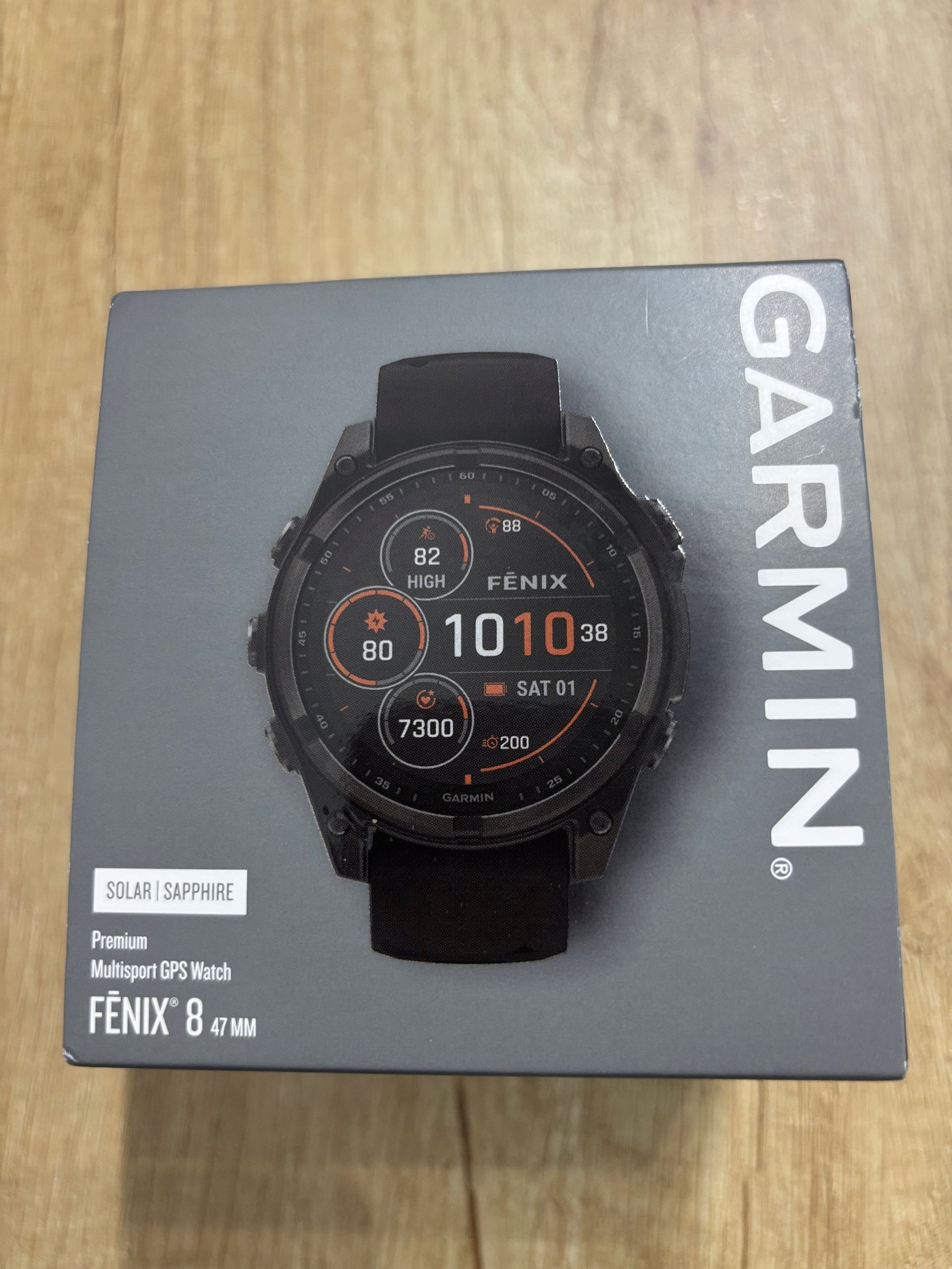 Chytré Hodinky Garmin Fenix 8 Solar 47mm Sapphire titanové černé