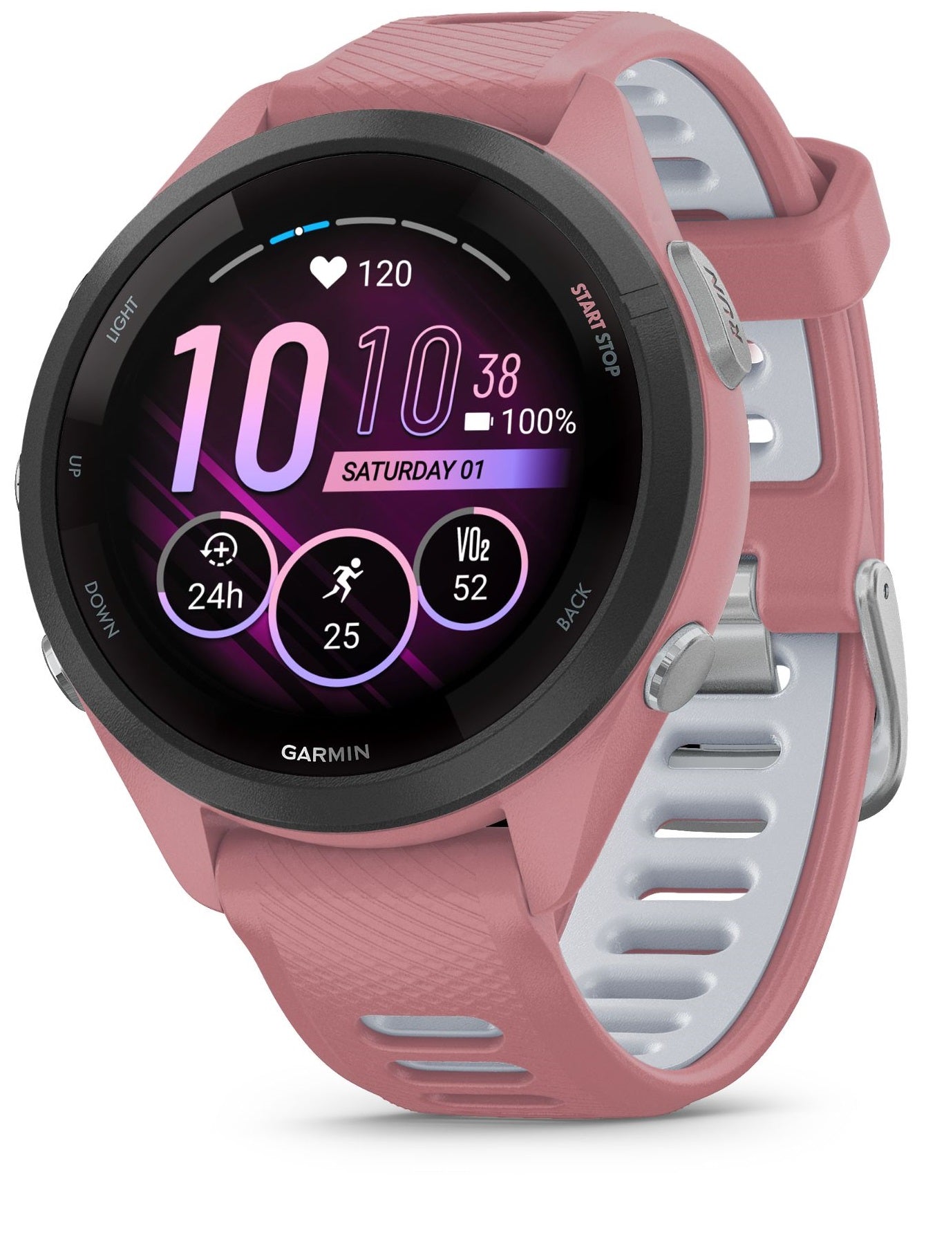 Chytré Hodinky Garmin Forerunner 265S Music růžové