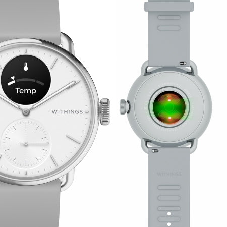 Chytré Hodinky Withings ScanWatch 2 38mm bílé sledování teploty EKG S Brand Withings