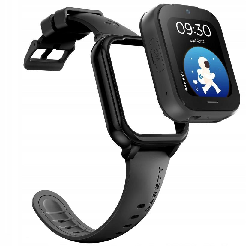 Chytré Hodinky pro děti Garett 5904238486498 černý řemínek Brand Garett