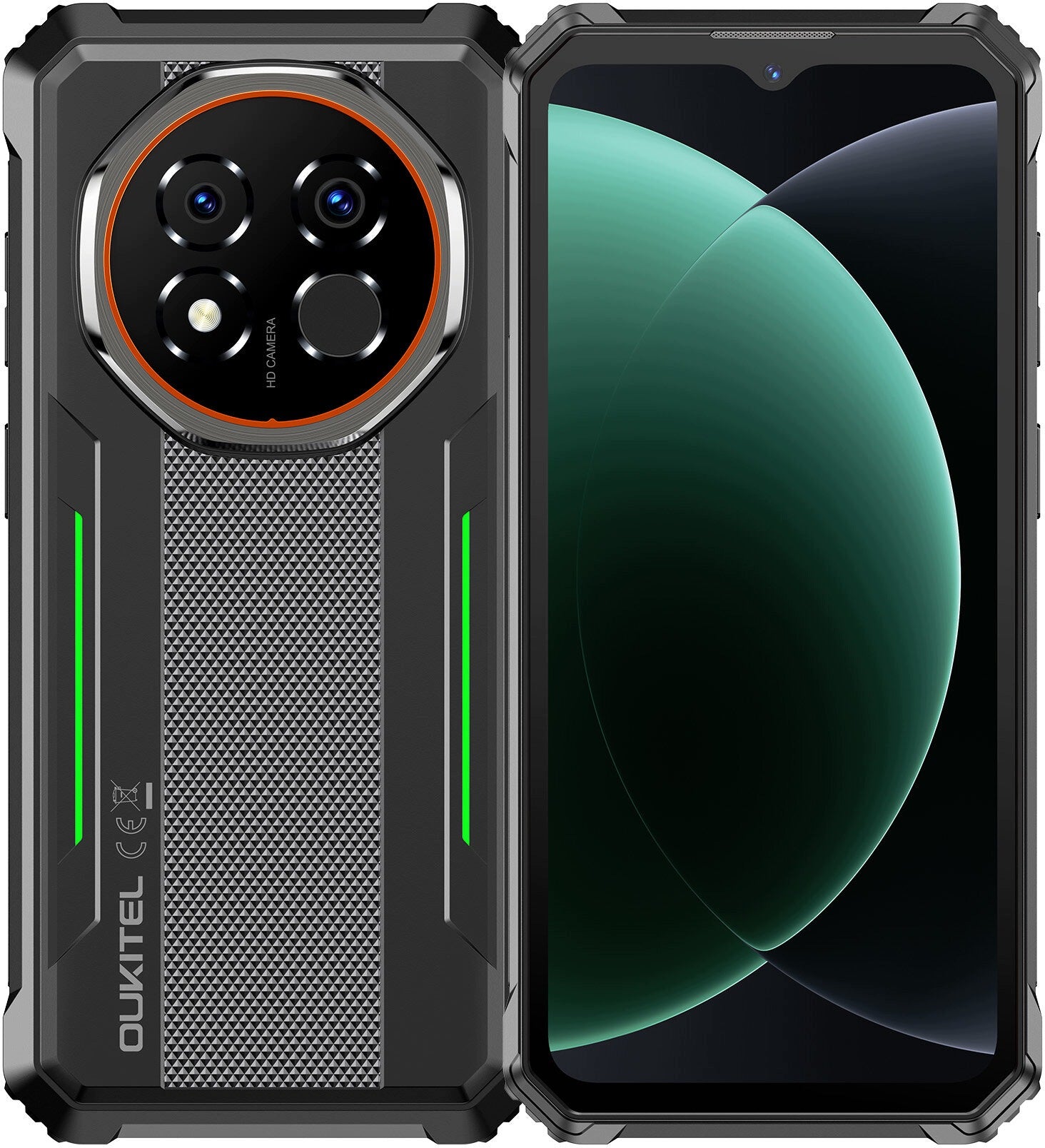 Chytrý telefon OUKITEL G6 8/256GB 6,52" 90Hz Zelený