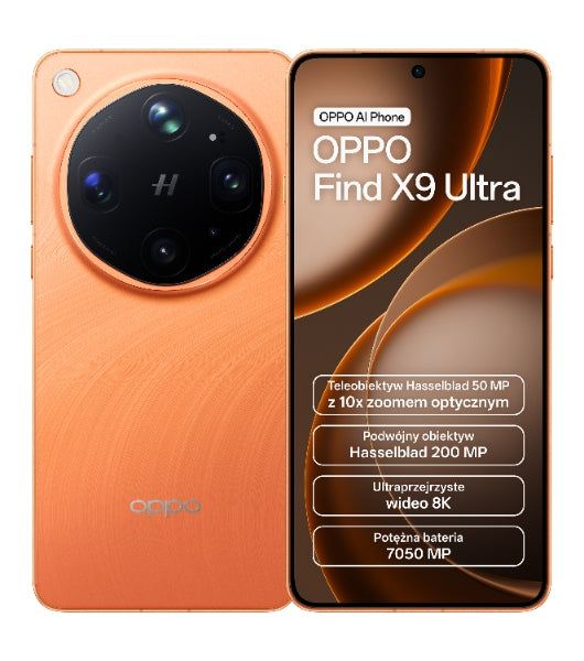 Chytrý telefon Oppo Find X9 Ultra 12 GB / 512 GB 5G oranžový