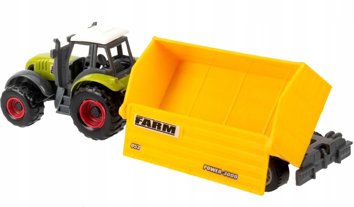 Leantoys Agrarfahrzeug-Set, mit Figuren 