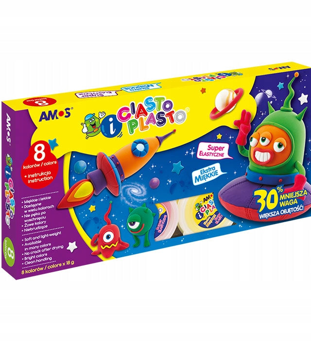 Plastilin iCLAY, 8 Farben 