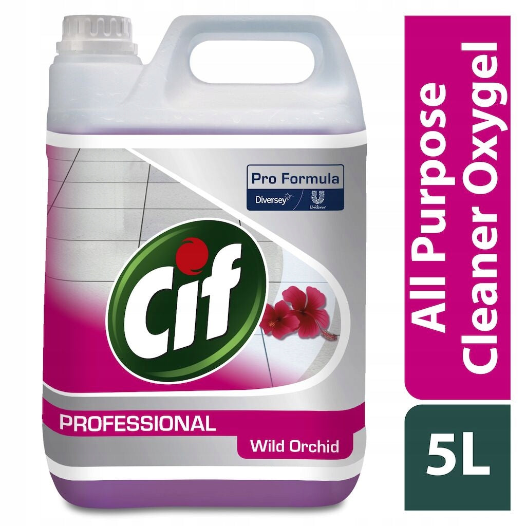 Cif Professional Boden- und andere harte Oberflächenreiniger Wild Orchid, 5 l 