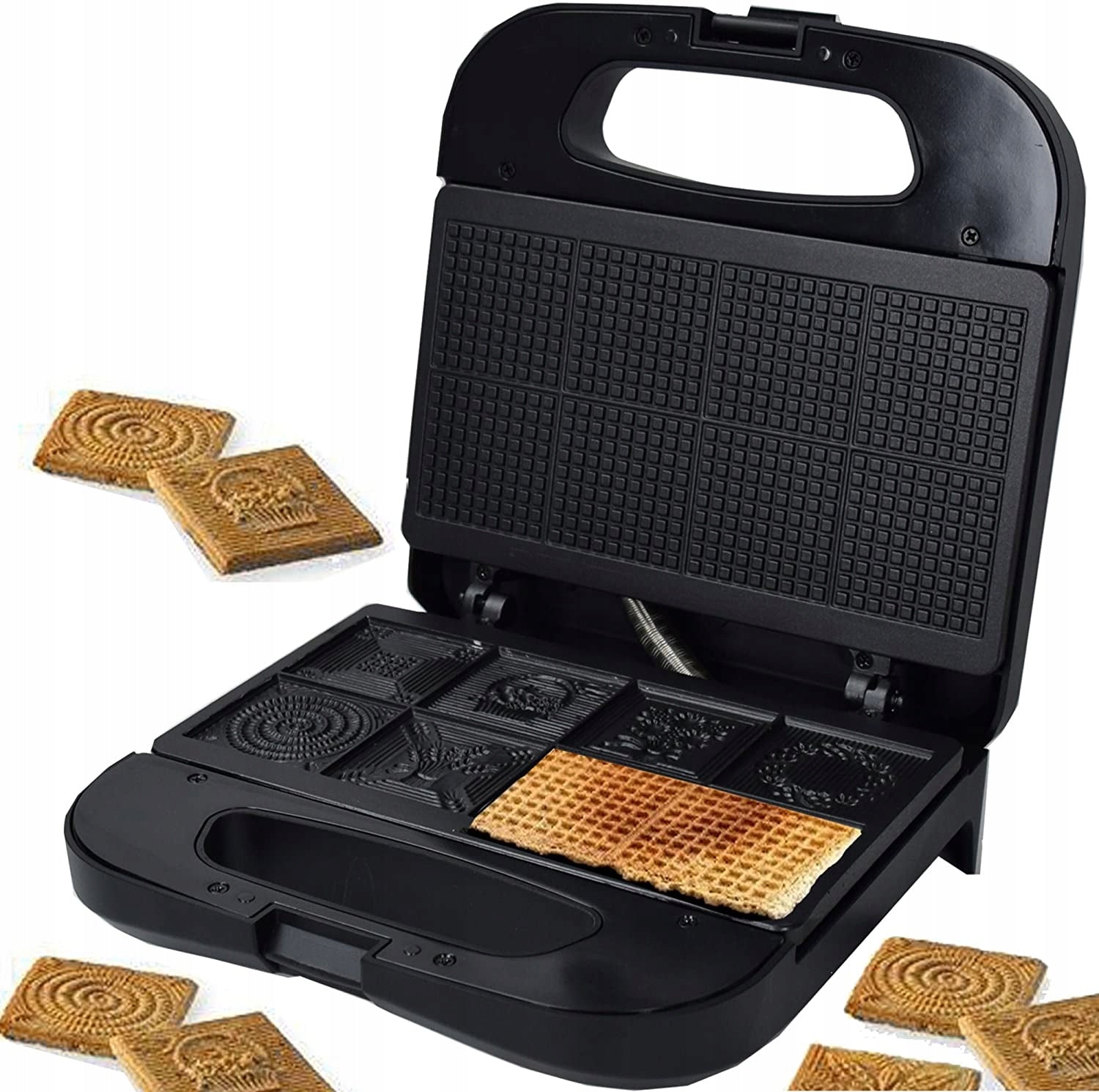 Cinnamon WAFER 700W 8 Waffles THIN CInnamon COOKIES VARIOUS DESIGNS Brand no brand