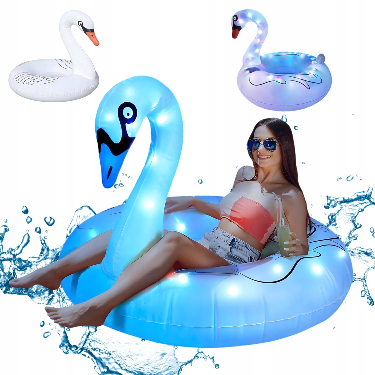 Circle Swimming Ring Inflatable Extra Large For Beach