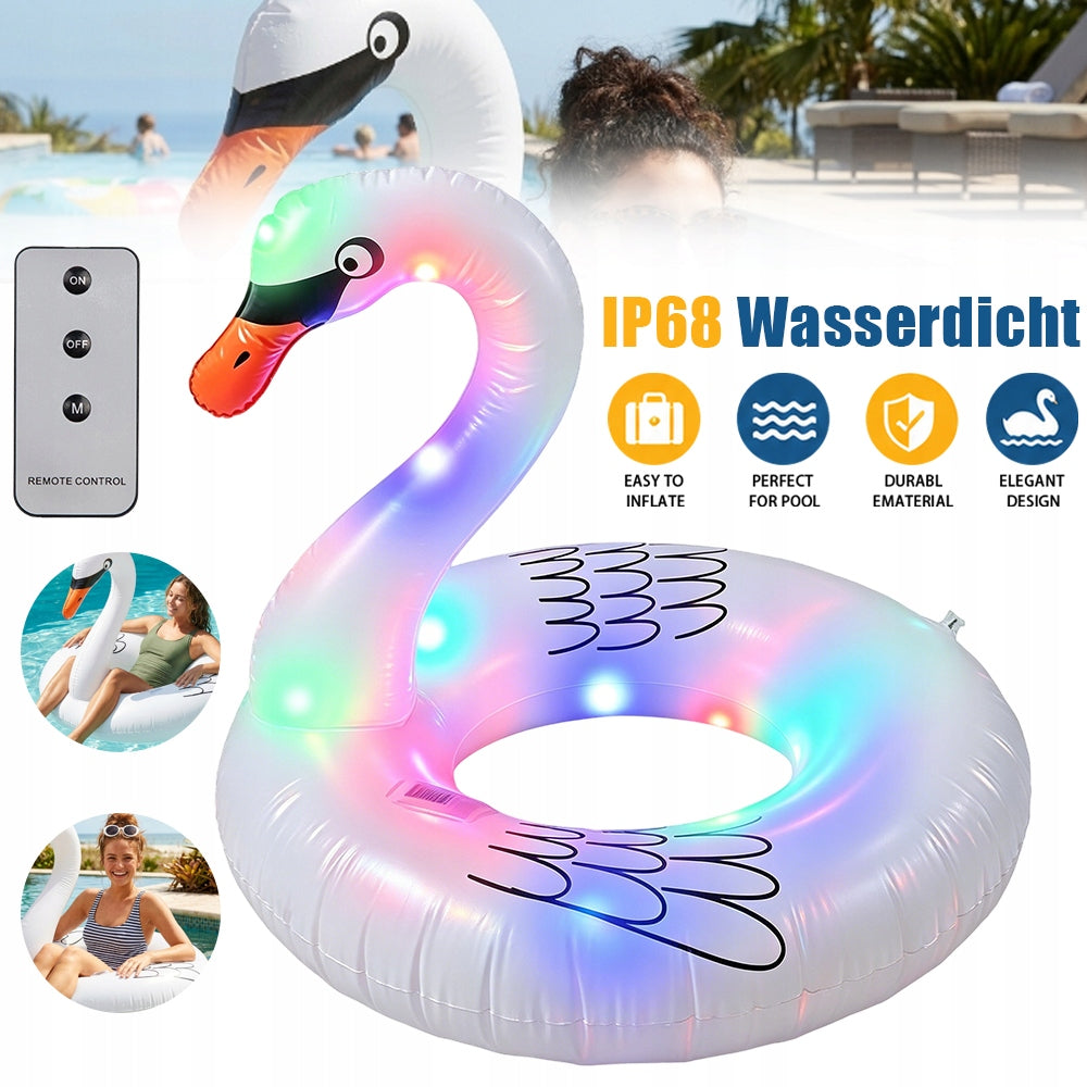 Circle Swimming Ring Strong Stylish Luminous For Learning to Swim Brand Bedee