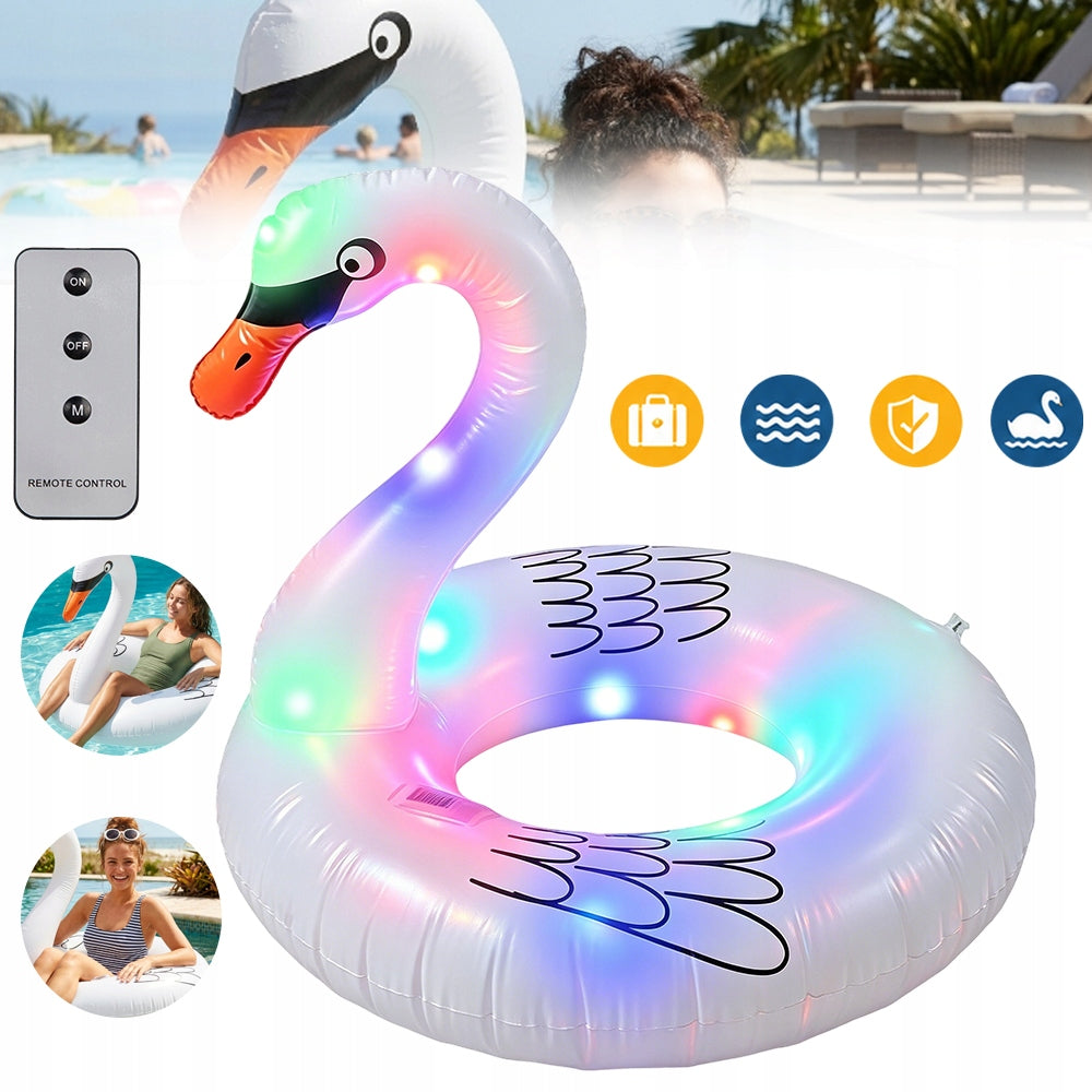 Circle Swimming Ring Strong Stylish Luminous For Learning to Swim