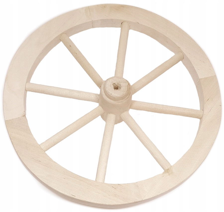 Circle Wooden Ornament Garden Home Decoration Ø30cm.