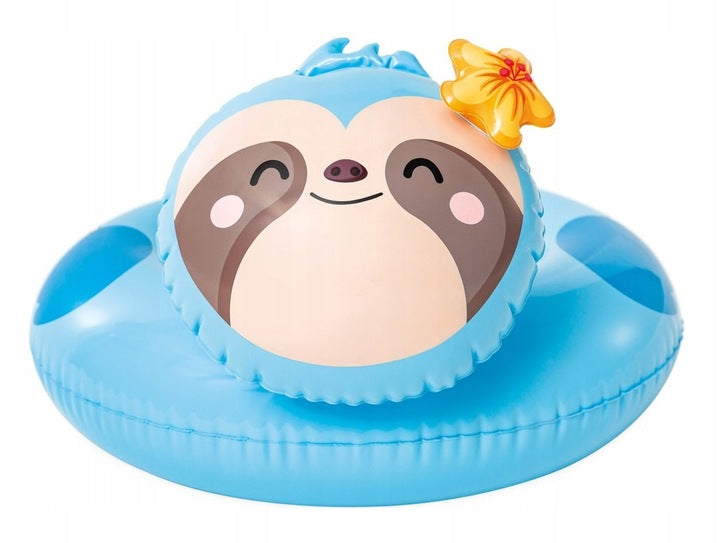 Circle inflatable swimming wheel for swimming pool beach INTEX Sloth for children Brand Intex