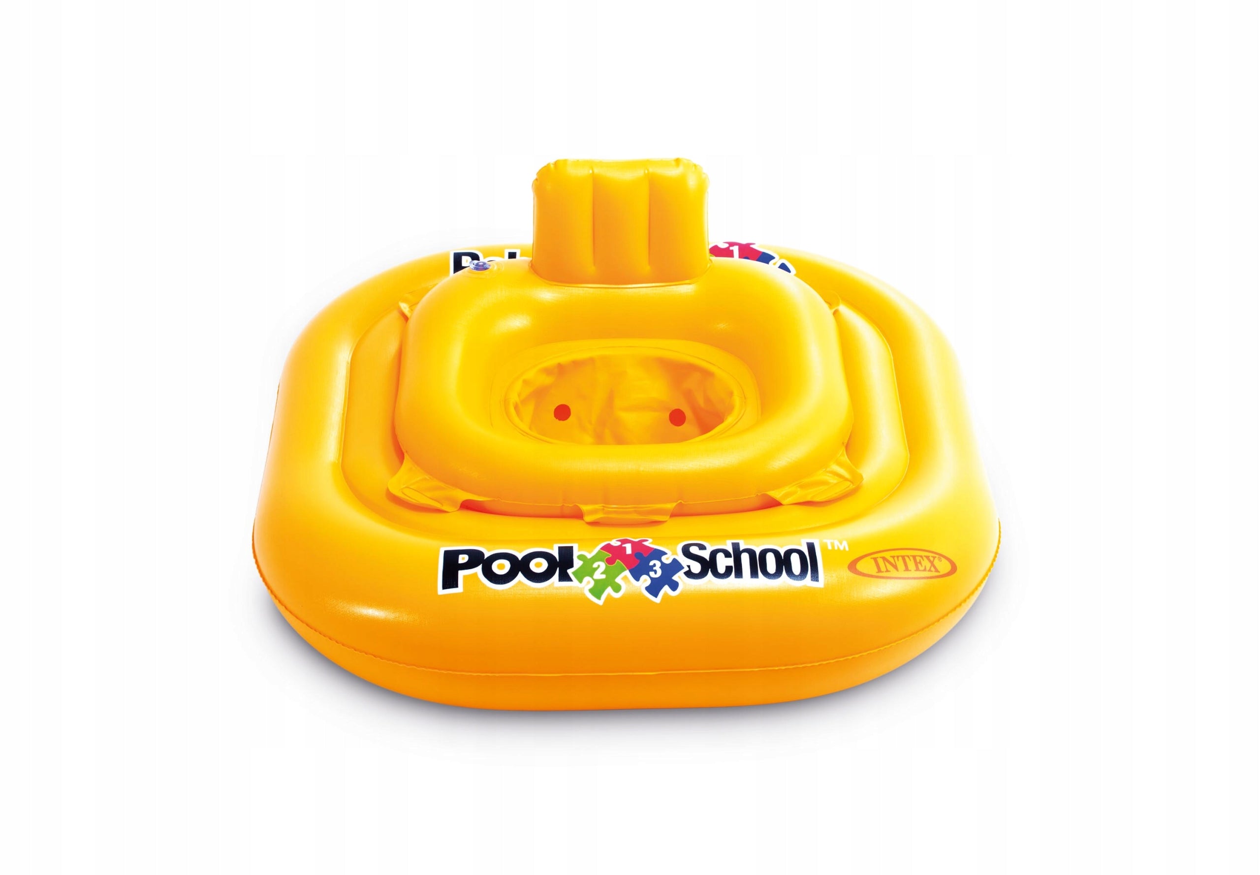 Circle wheel inflatable swimming learning seat for children Intex 56587 Color yellow