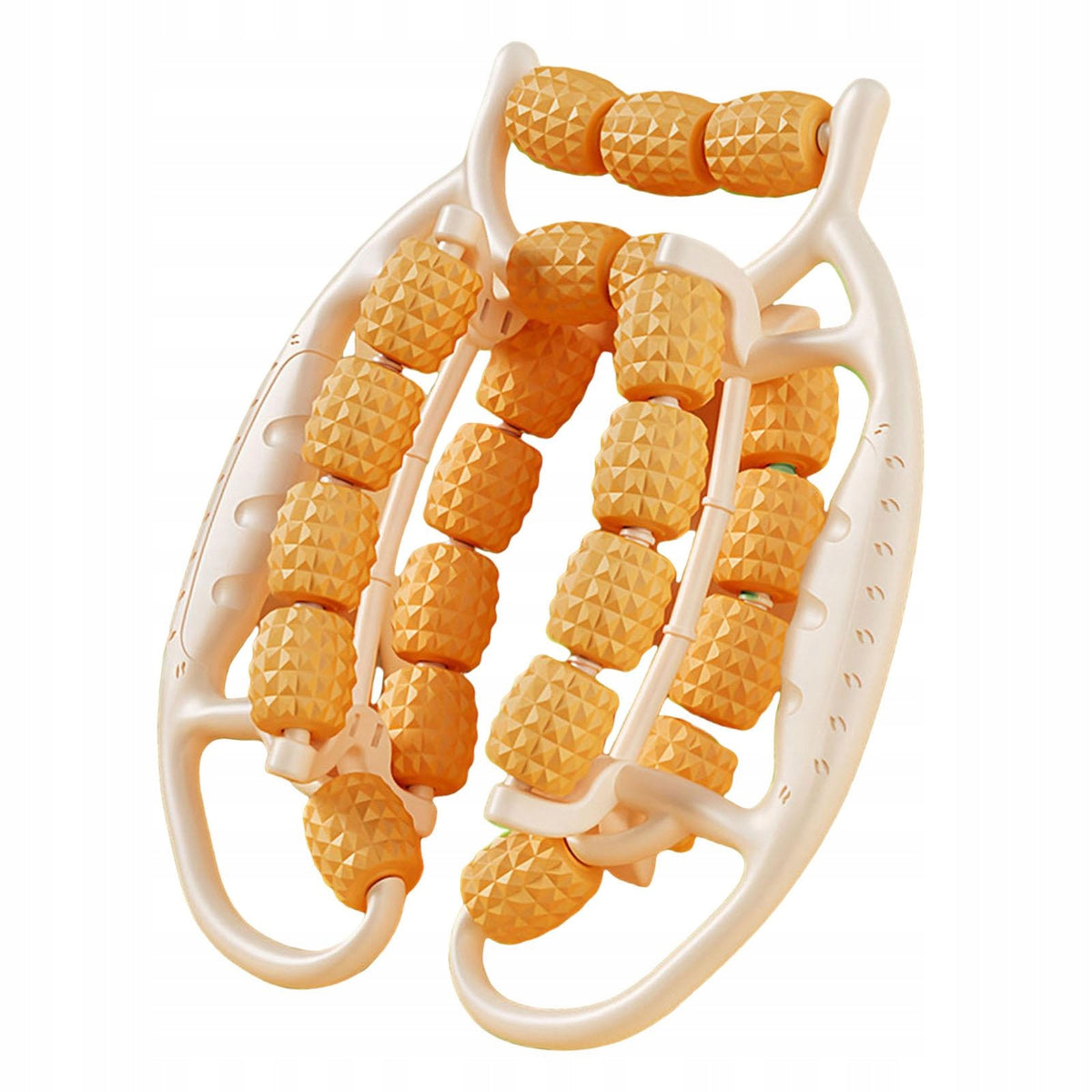 Circular Leg Clamp Equipment Hand Held Muscle Roller for Indoor Orange Packaging status original
