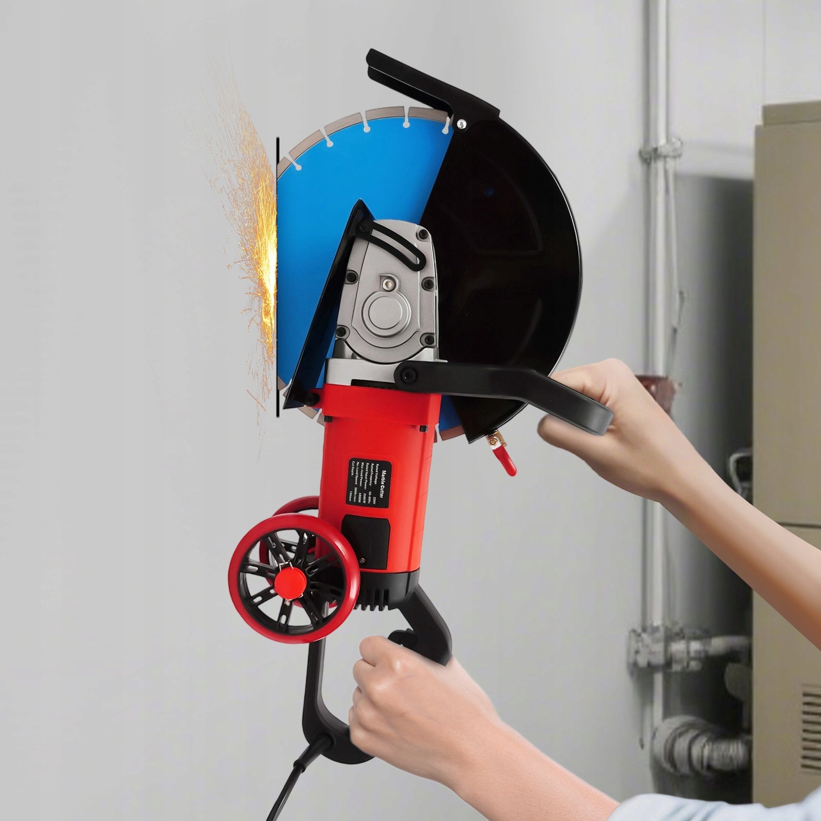 Circular Saw, Electric Cutting Machine with 35cm disc, 220V 3000W 3800r/min Packaging status original