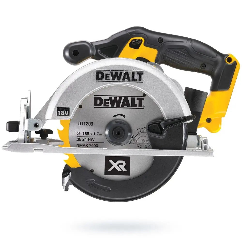 Circular saw 18V 165mm DeWalt DCS391N Maximum power 760 W