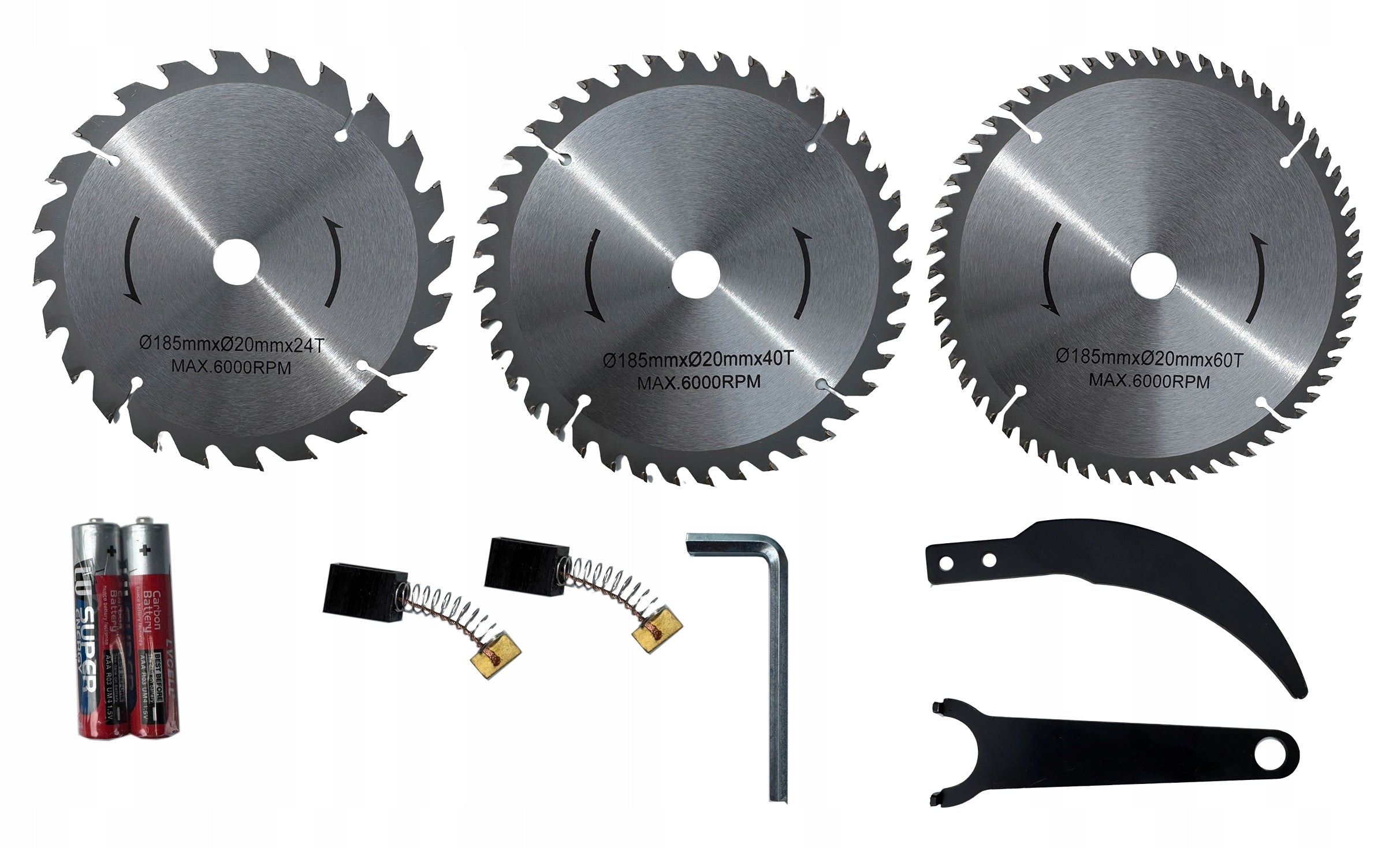 Circular saw for wood with laser and guide Packaging status original