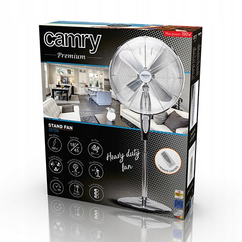 Circulator fan Camry 45 cm + remote control Functions oscillation timer