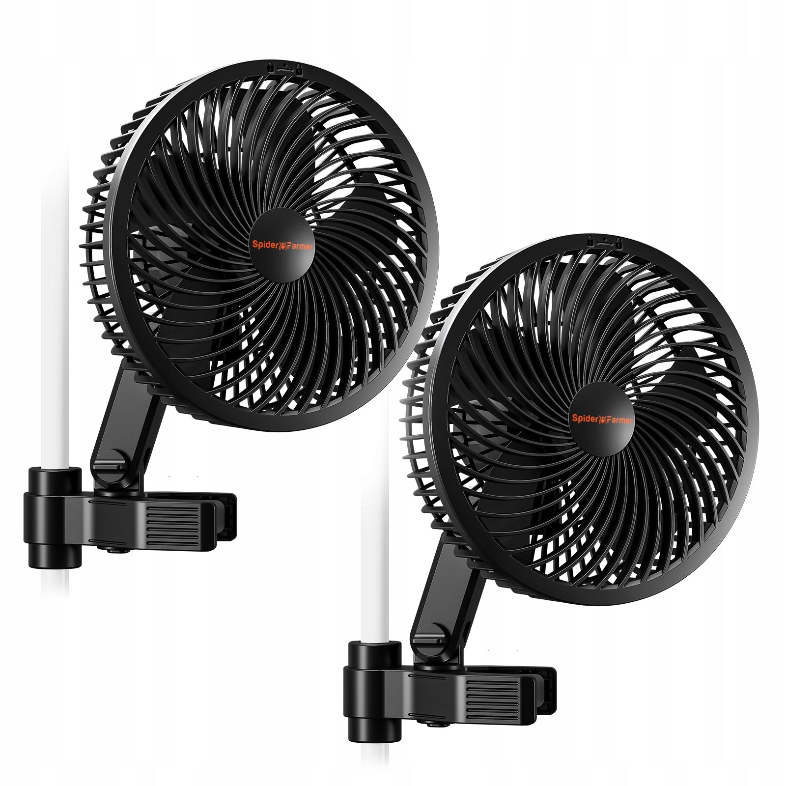 Circulator fan SPIDERFARMER SF-CLIPFAN6-2PCS black G3260