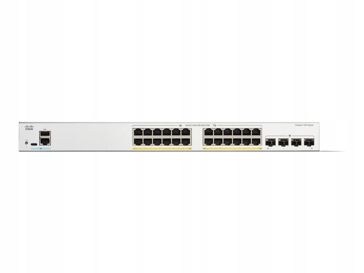 Cisco Catalyst 1200 24-port Ge PoE 4x1G