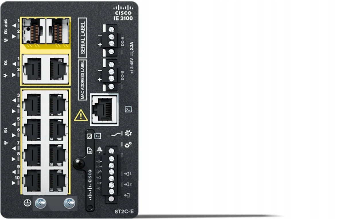 Cisco Catalyst IE-3100-8T2C-E Network Switch Managed L2 Gigab...