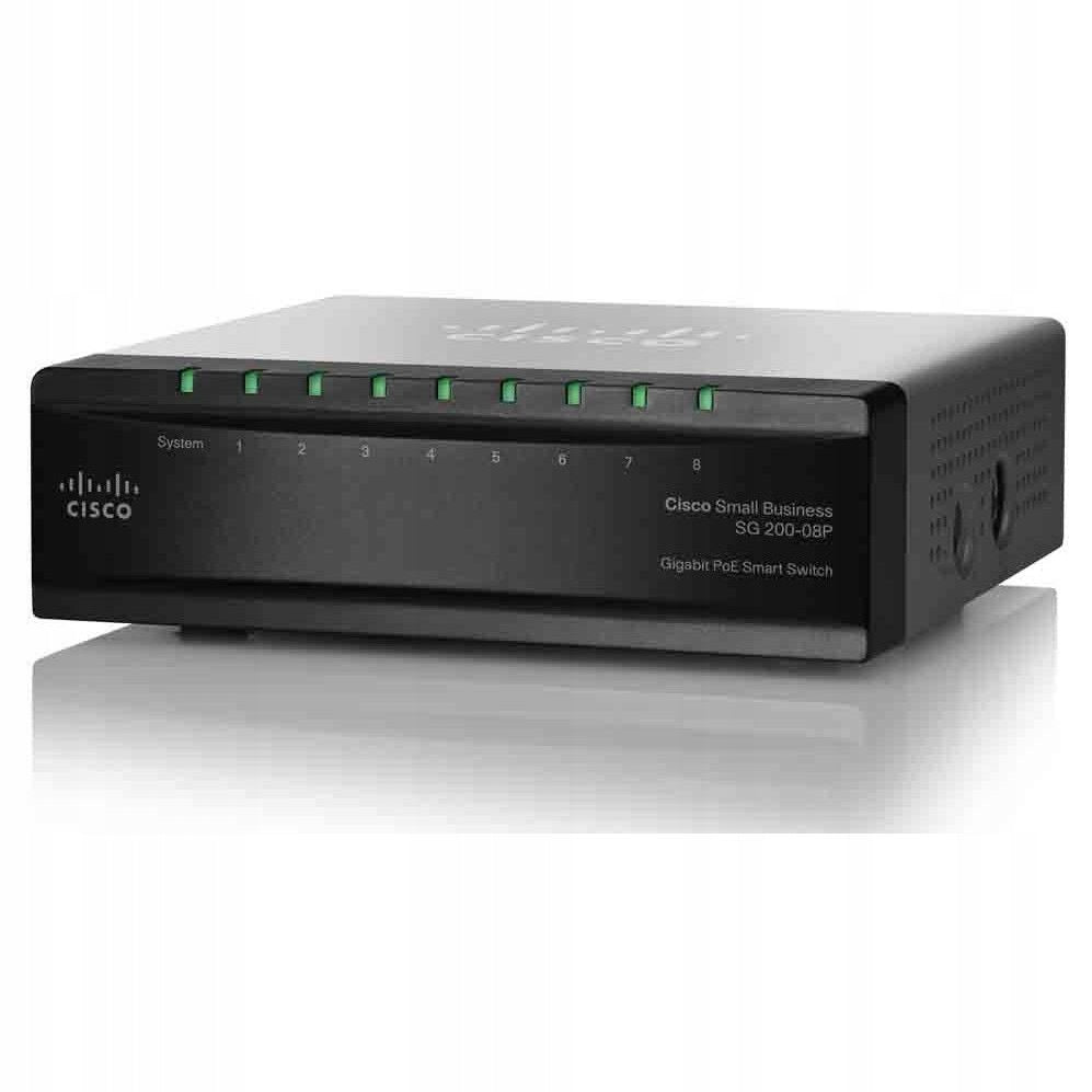 Cisco SLM2008PT-EU SG200-08P 8-Port Gigabit PoE Switch