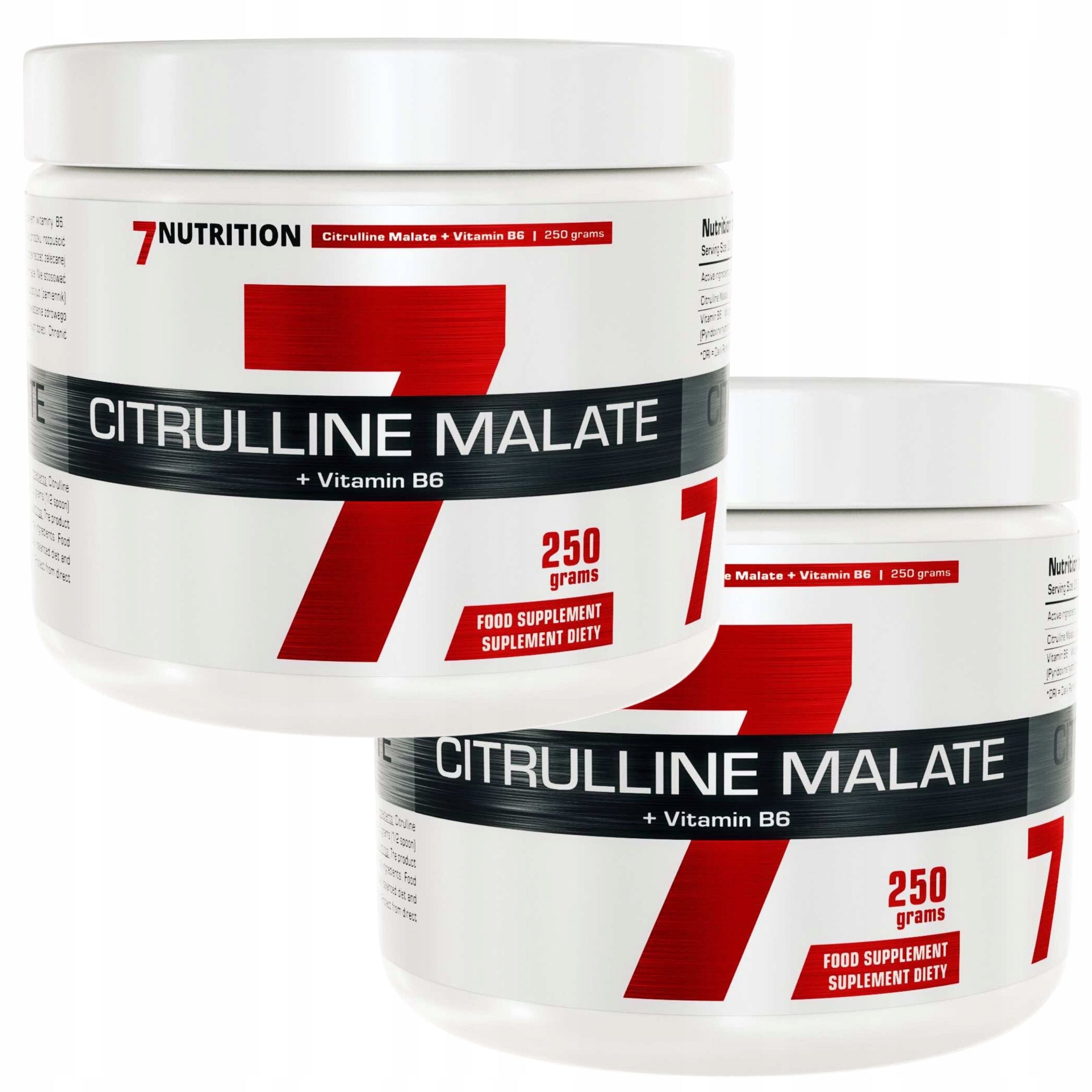 Citrulline 500g Citrulline Malate + Vitamin B6 Pyridoxine 2x250g