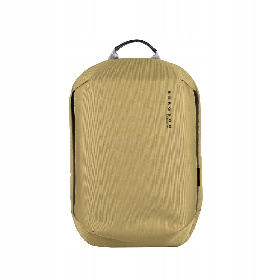 City Backpack BERGSON Executive CITYJET Honey 13 liters laptop pocket Brand Bergson