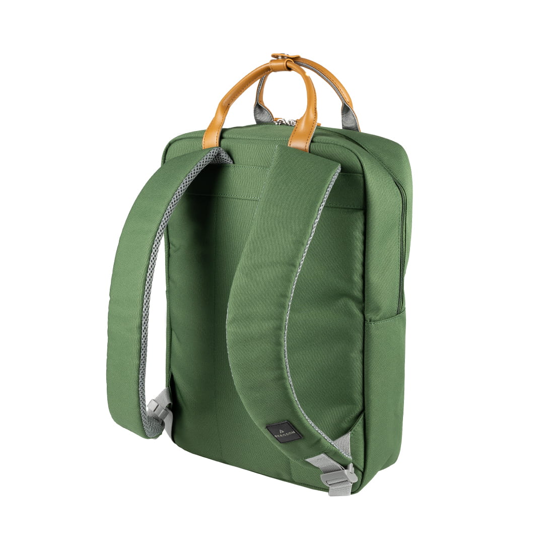 City Backpack BERGSON Executive CITYPULSE Green 14 liters for laptop Manufacturer code 5904501349871