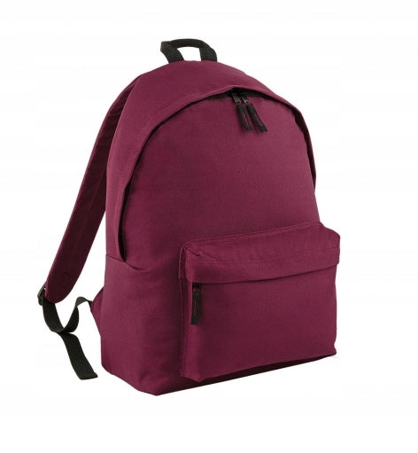 City Backpack BagBase Burgundy 18L Unisex Lightweight Stylish Casual