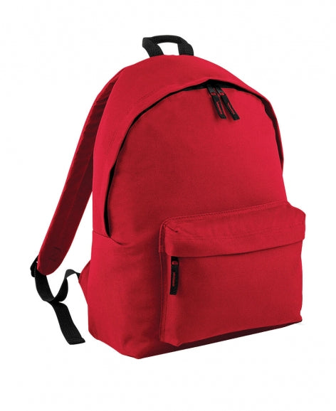 City Backpack BagBase red 18L Unisex Lightweight Stylish Casual