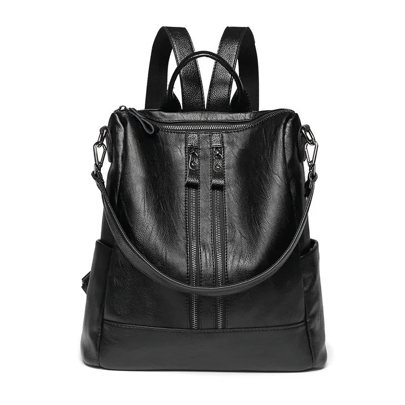 City Backpack Black 2in 1