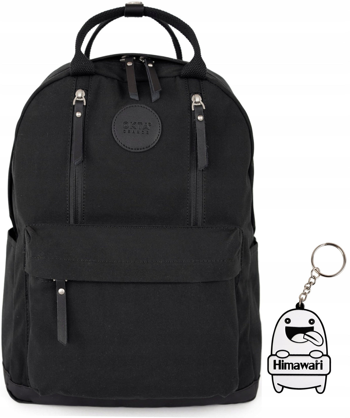 City Backpack Himawari Okta Divided M - Multifunctional Lightweight Black