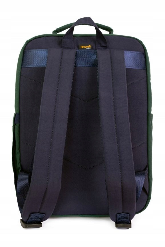 City Backpack Himawari Retro S - Lightweight Multifunctional 90s Navy Blue Brand Himawari