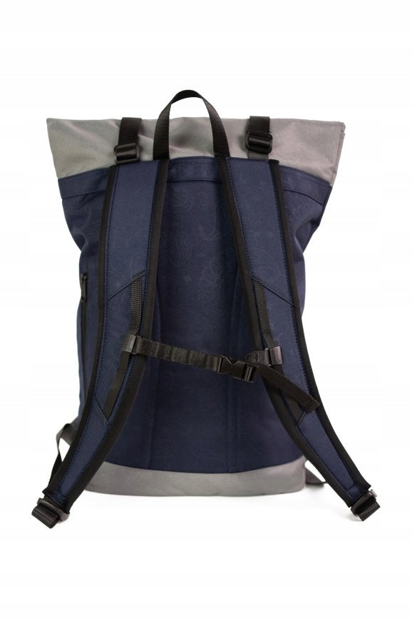 City Backpack Himawari Roller XL - Men's Large for Work roomy Navy Blue Brand Himawari