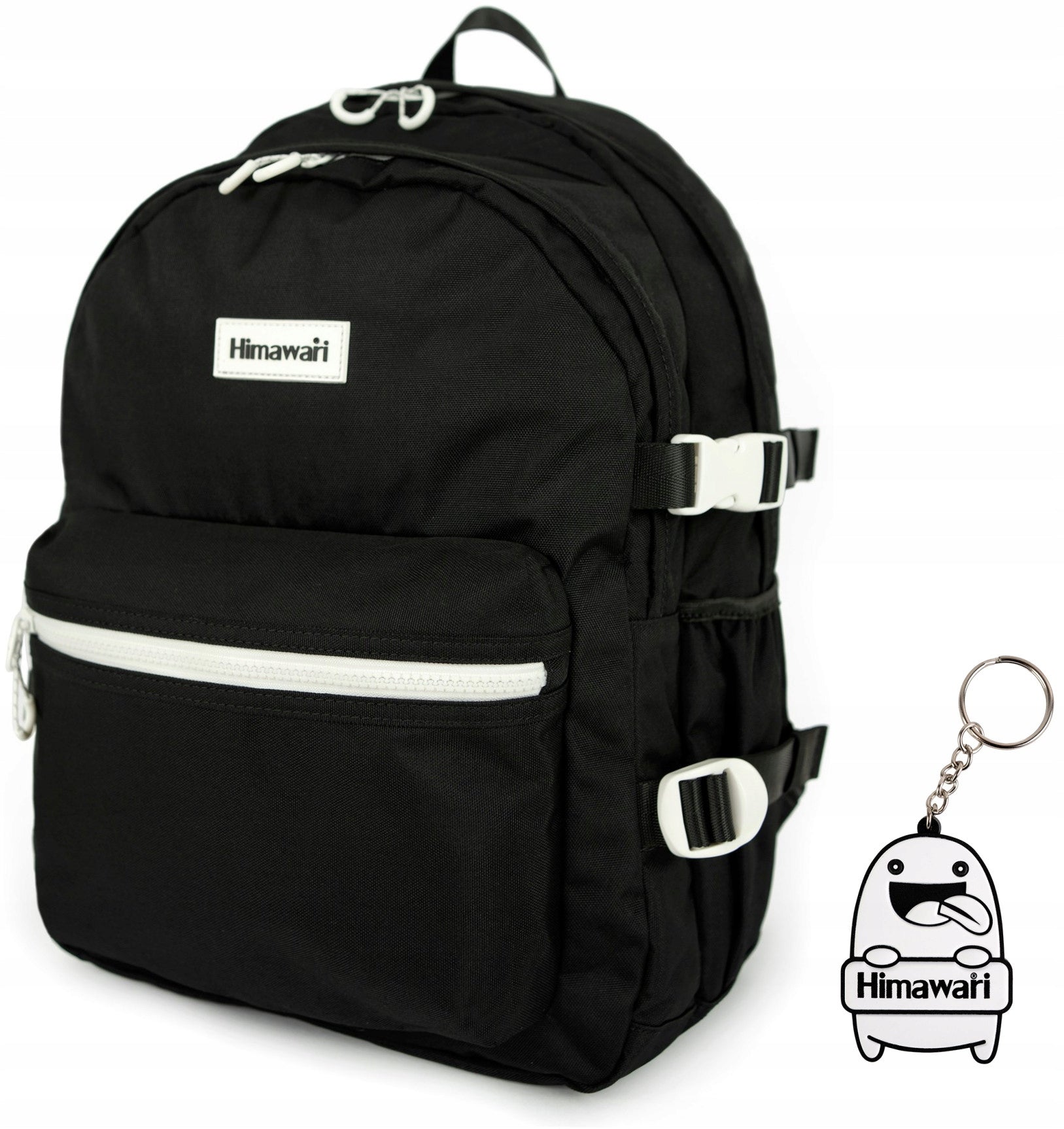 City Backpack Himawari Skate M - Multifunctional roomy waterproof Black