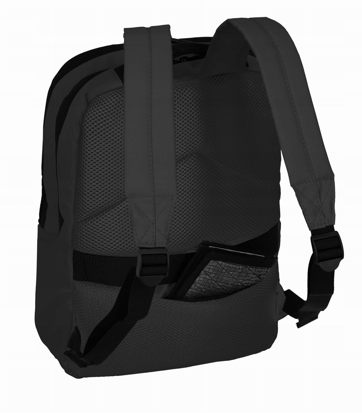 City Backpack Travelite Waterproof Black Additional features zipper