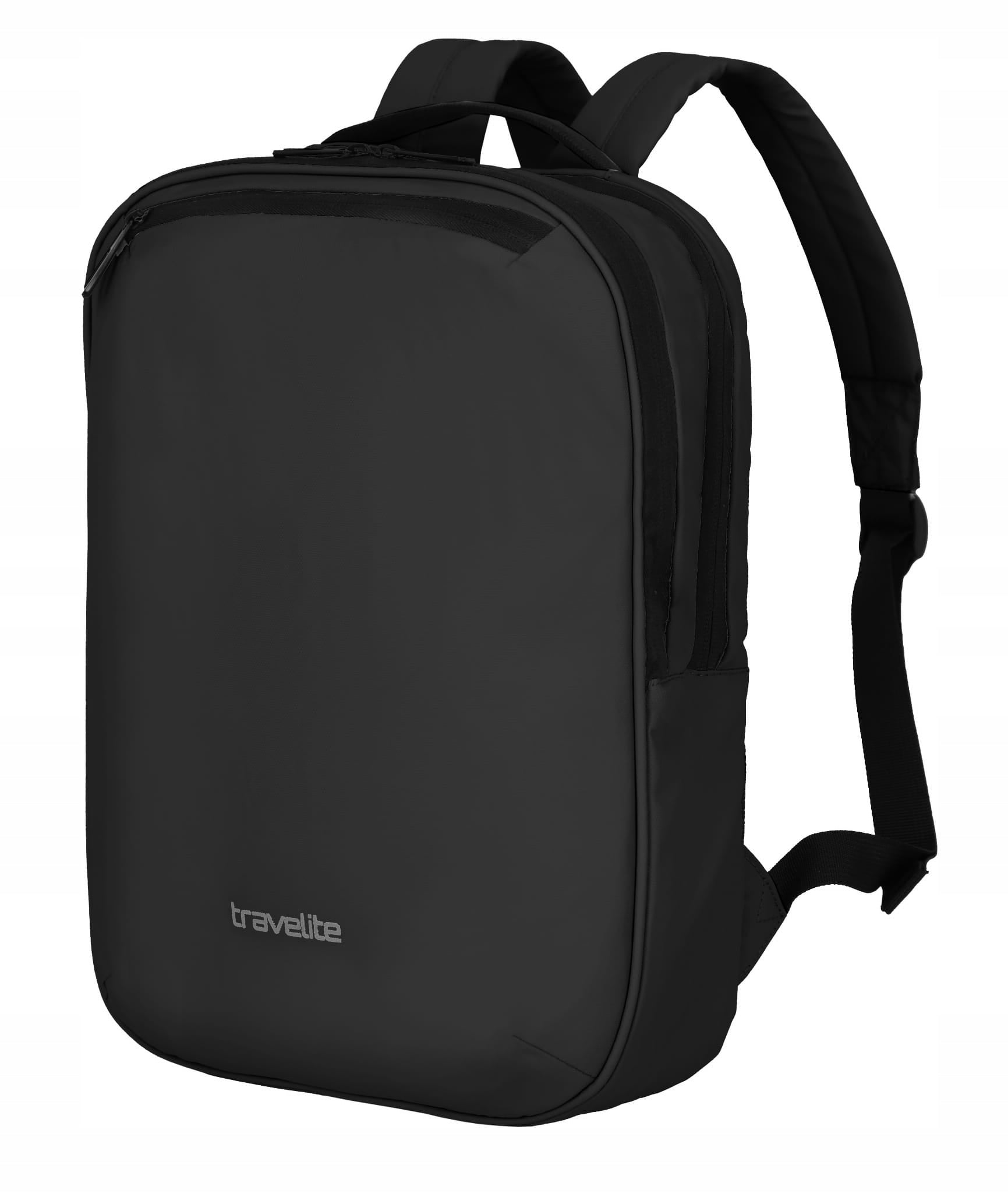 City Backpack Travelite Waterproof Black