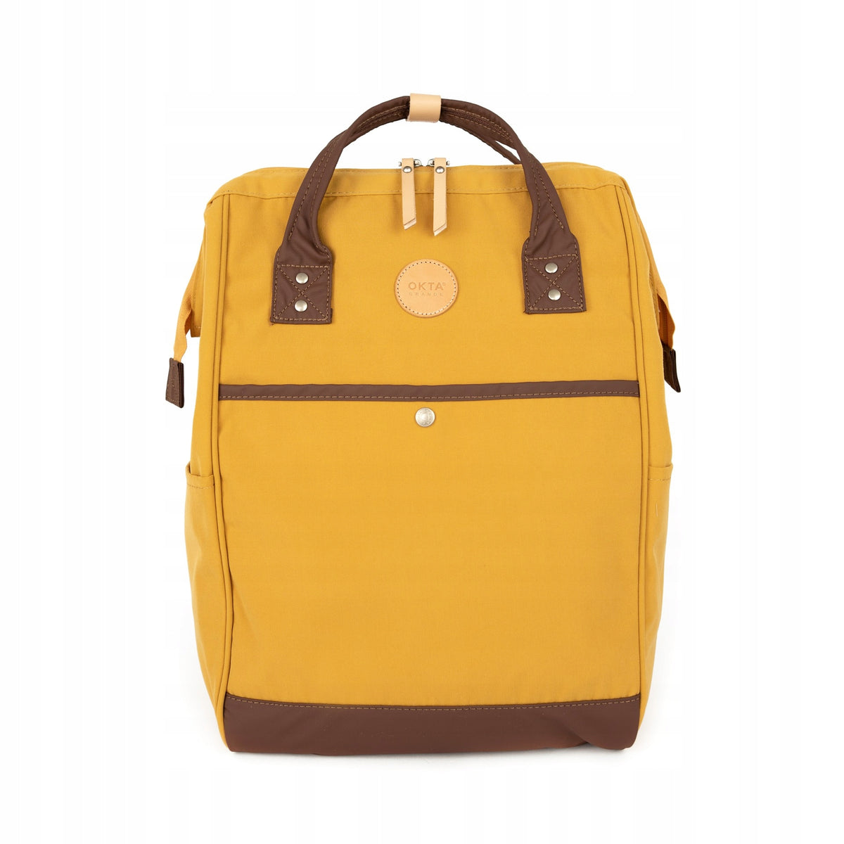 City Backpack Yellow HIMAWARI Travel Trip for Laptop with USB Trendy Packaging status original